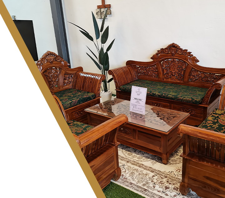abah odin perabut jati terpakai