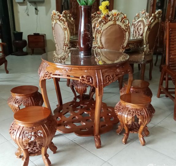 pusat perabot warisan kayu jati kampar